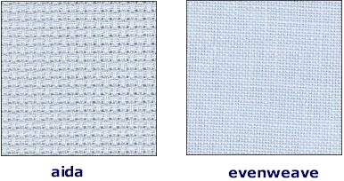Evenweave vs aida vs linen cross stitch fabric - Gathered